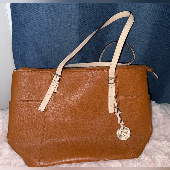Michael Kors Tan Leather Tote - Picture 2 of 16